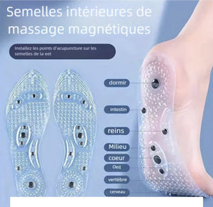 Paires de Semelles Magnétiques Oyimbo -Fini les douleurs aux pieds